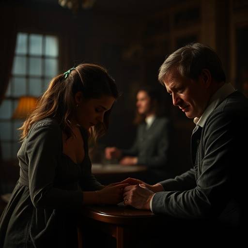 Scene from the drama series 'Echoes of the Past'