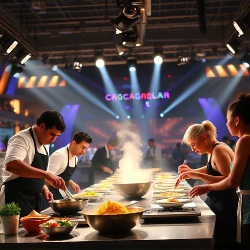 Scene from the reality show 'Culinary Clash'